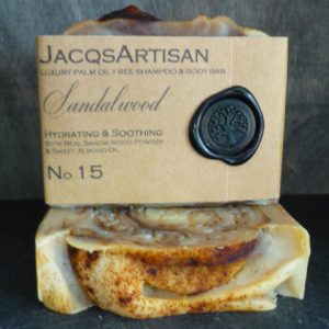 Rectangular Indian Sandalwood soap bar